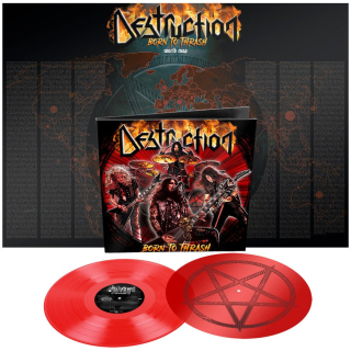 DESTRUCTION - BORN TO THRASH (LIVE IN GERMANY) / LP / TRANSRENT RED / LIMITED 300