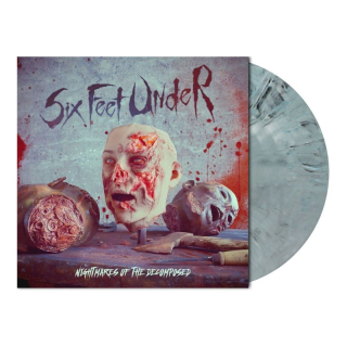 SIX FEET UNDER - NIGHTMARES OF THE DECOMPOSED / LP / GREY BLUE MARBLED