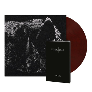 DEMON HEAD - VISCERA / DARK RED BLACK MARBLED VINYL / LIMITED 250 KS
