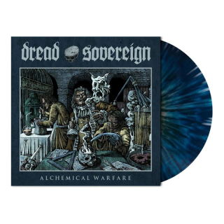 DREAD SOVEREIGN - ALCHEMICAL WARFARE / STEEL BLUE GOLD WHITE SPLATTER VINYL /