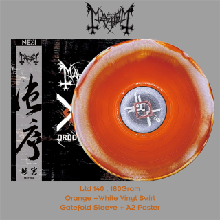 MAYHEM - ORDO AD CHAO / GATEFOLD / ORANGE SWIRL VINYL + POSTER /