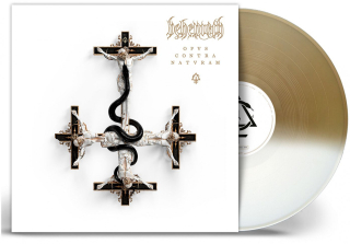 BEHEMOTH - OPVS CONTRA NATVRAM / WHITE / GOLD SPLIT VINYL