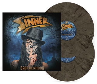 SINNER - BROTHERHOOD / CLEAR WHITE BLACK VINYL / 2LP
