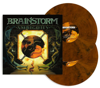 BRAINSTORM - AMBIGUITY / 2 LP / ORANGE BLACK MARBLED