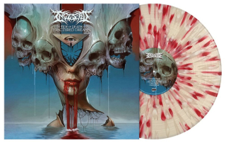 INGESTED - TIDE OF DEATH AND FRACTURED DREAMS / CLEAR RED SPLATTER / LIMITED 500 KS