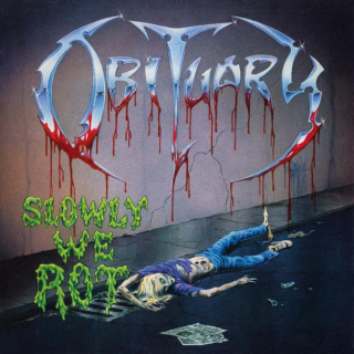 OBITUARY - SLOWLY WE ROT / MARBLE VINYL