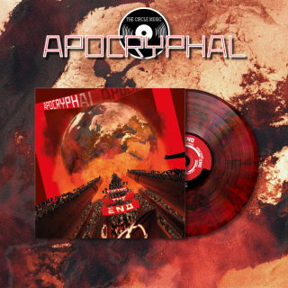 APOCRYPHAL - FACING THE END / RED MARBLED VINYL