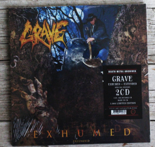 GRAVE - EXHUMED - EXTENDED / 2 CD IN 7" SLEEVE