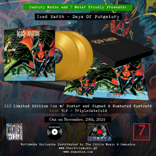 ICED EARTH– DAYS OF PURGATORY / 3 LP / SILVER VINYL / LUXURIOUS BOX (LIMITED TO 111 COPIES)