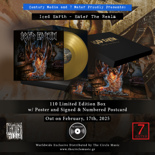 ICED EARTH– ENTER THE REALM / SILVER VINYL / LUXURIOUS BOX (LIMITED TO 110 COPIES)