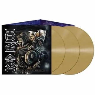 ICED EARTH - LIVE IN ANCIENT KOURION / GOLD VINYL / 3 LP LUXURIOUS TRIPLE GATEFOLD