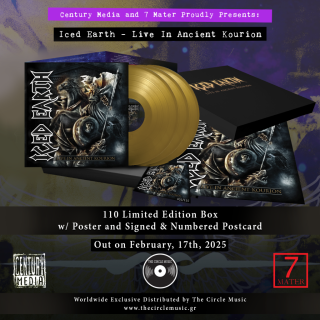 ICED EARTH– LIVE IN ANCIENT KOURION / 3 LP / LUXURIOUS BOX (LIMITED TO 110 COPIES)