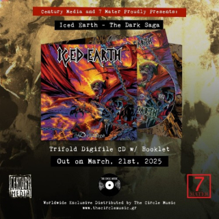 ICED EARTH - THE DARK SAGA / CD IN 7" SLEEVE