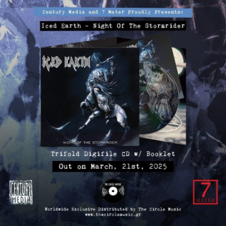 ICED EARTH - NIGHT OF THE STORMRIDER / CD IN 7" SLEEVE