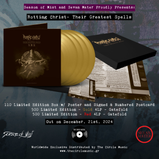 ROTTING CHRIST - LUCIFER OVER ATHENS / 4 LP / GOLD VINYL / BOX SET