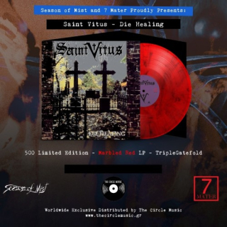 SAINT VITUS - DIE HEALING / RED MARBLED VINYL / LUXURIOUS TRIPLE GATEFOLD