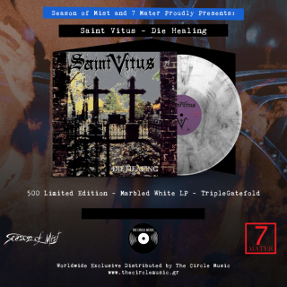 SAINT VITUS - DIE HEALING / WHITE MARBLED VINYL / LUXURIOUS TRIPLE GATEFOLD