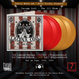 LACUNA COIL - THE 119 SHOW - LIVE IN LONDON / GOLD VINYL / 3 LP / LIMITED 500 KS