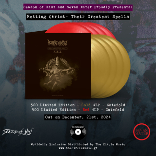 ROTTING CHRIST -THEIR GREATEST SPELLS / 4 LP / RED VINYL