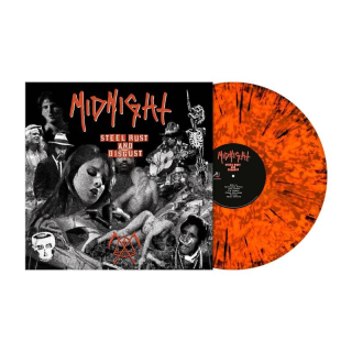 MIDNIGHT - STEEL,RUST AND DISGUST / ORANGE VINYL / LTD. 300 KS