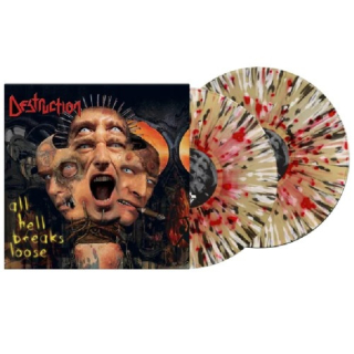 DESTRUCTION - ALL HELL BREAKS LOOSE / 2 LP / COLOURED VINYL / LTD. 400 KS.